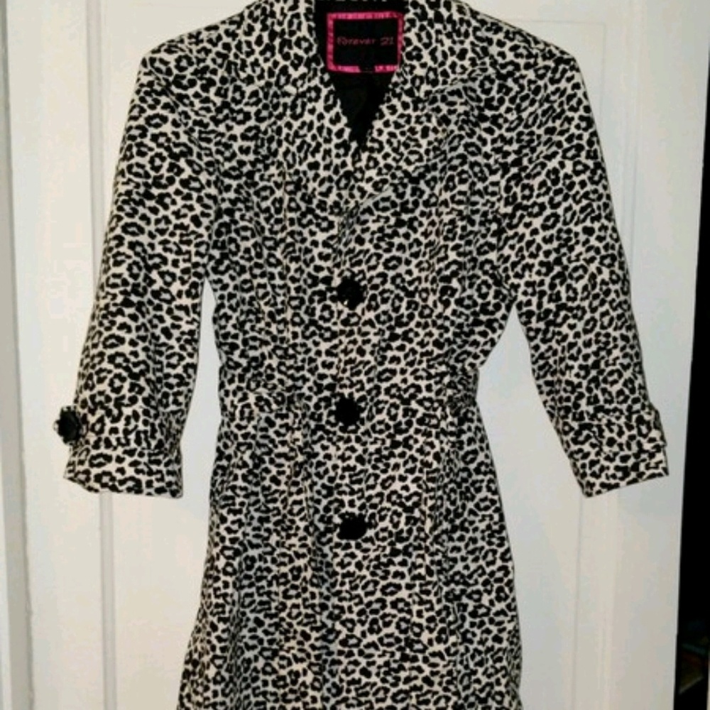 Cheetah Print Raincoat